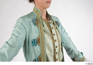  Photos Woman in Medieval civilian dress 3 18th century historical clothing jacket upper body 0007.jpg